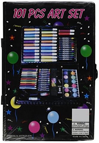  Rhode Island Novelty Deluxe 101 Piece Art Set with