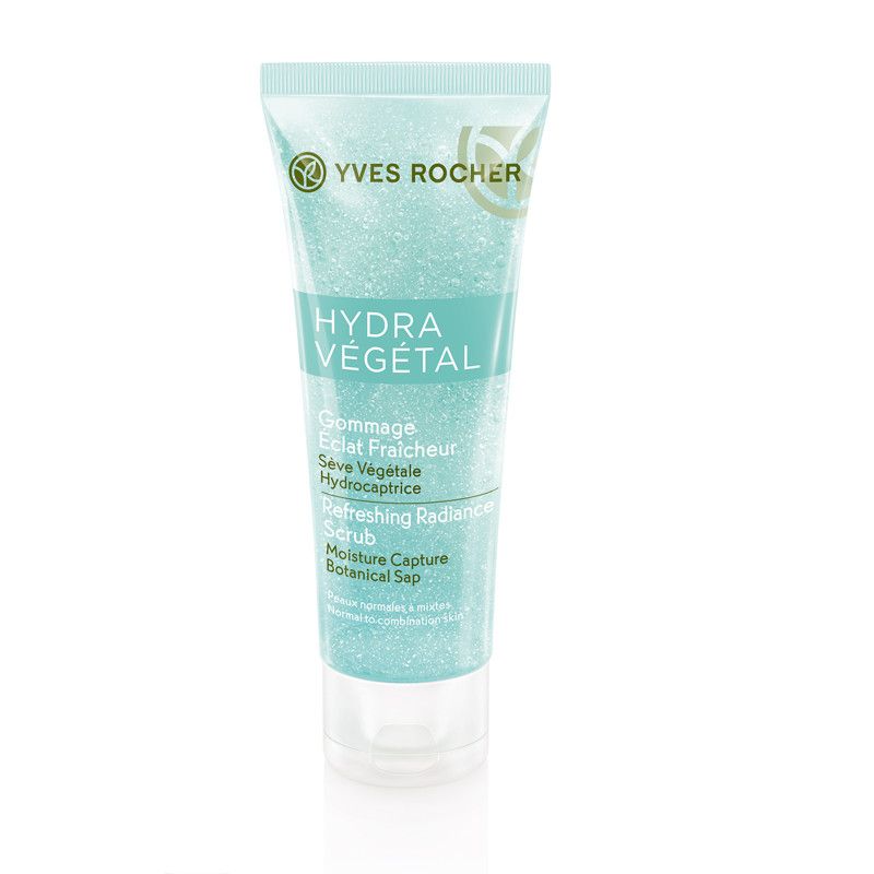 Yves Rocher Facial Scrub Gel Hydra Vegetal Refreshing Radiance Remove