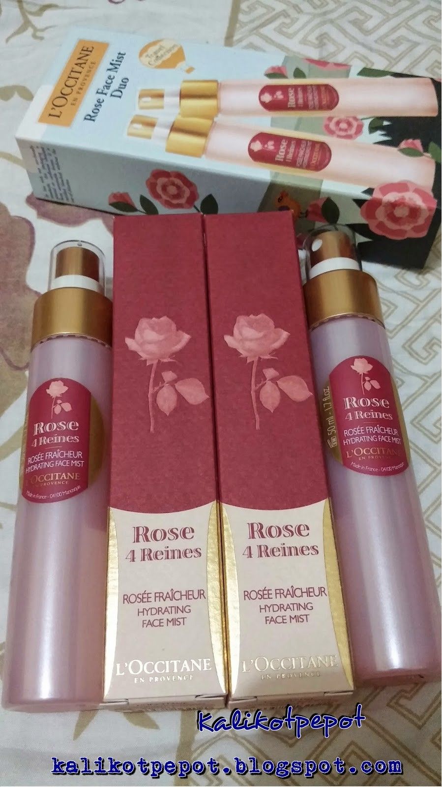 3253581238554 - L'Occitane Rose 4 Reines Hydrating Face Mist 50ml