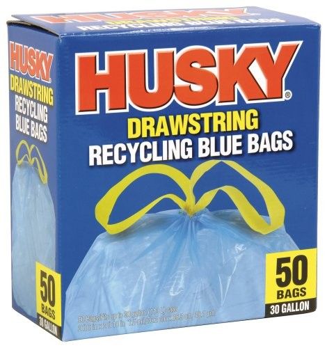 Husky HK55WC030B Drum Liner, 55 gal Capacity, Plastic, Black