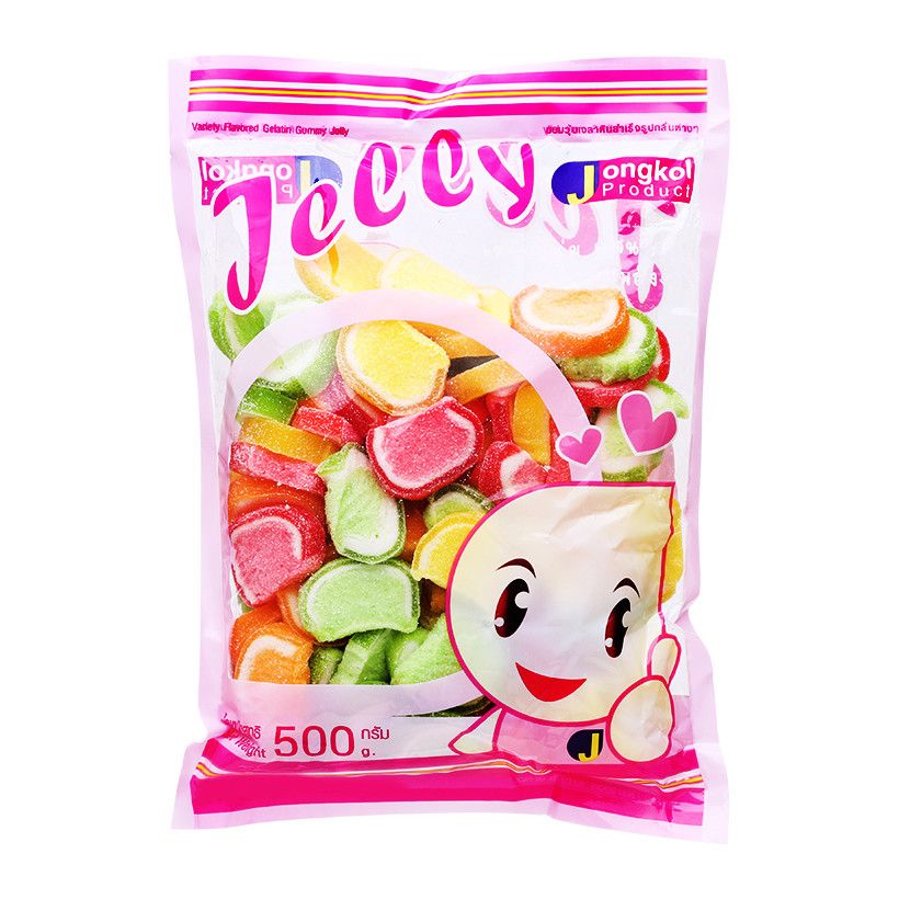 Kẹo dẻo Marshmallow Melon Jelly Jongkol gói 500g