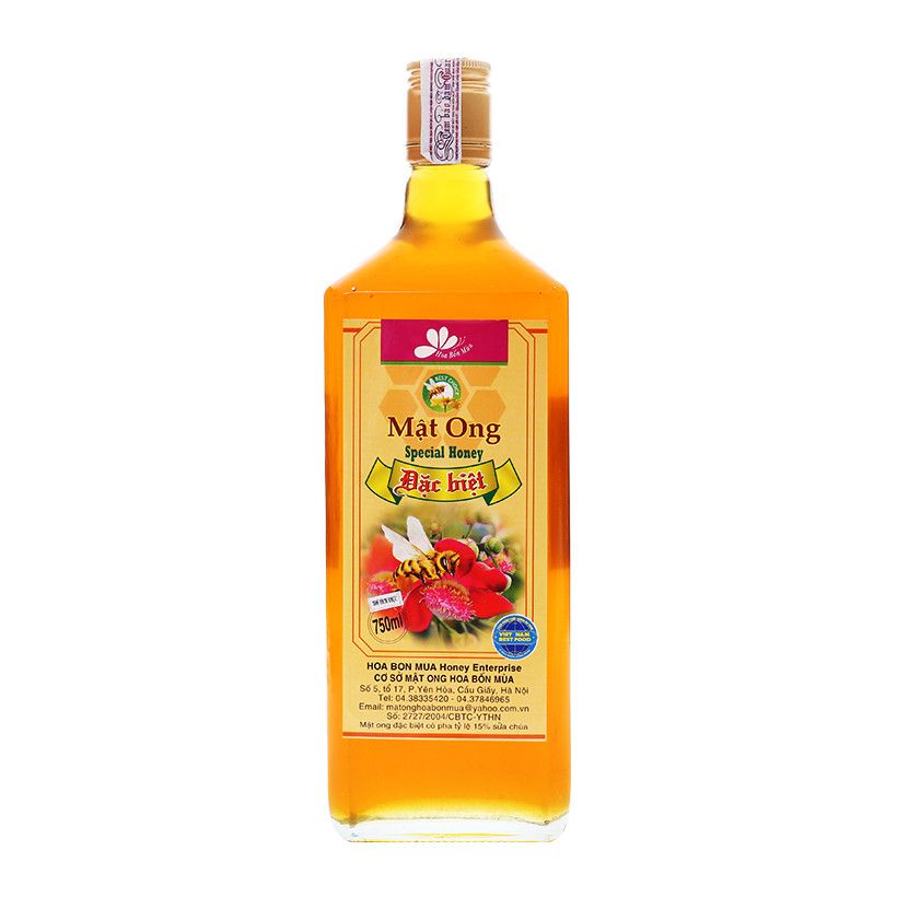 8936012540048 - Mật Ong Sữa Chúa Bốn Mùa 600ml