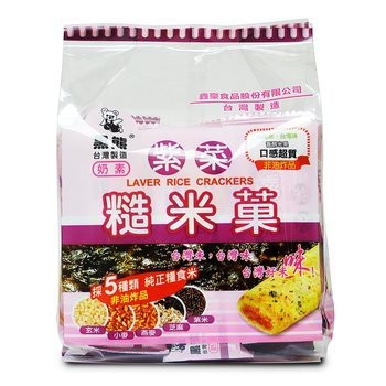 Bánh Black Bear Laver Rice Cracker | iCheck.vn