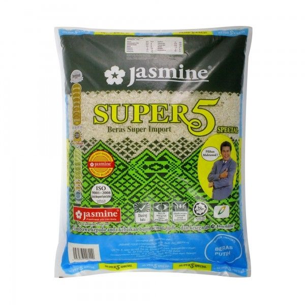 JASMINE SUPER 5 IMPORTED THAI 5KG | iCheck.vn